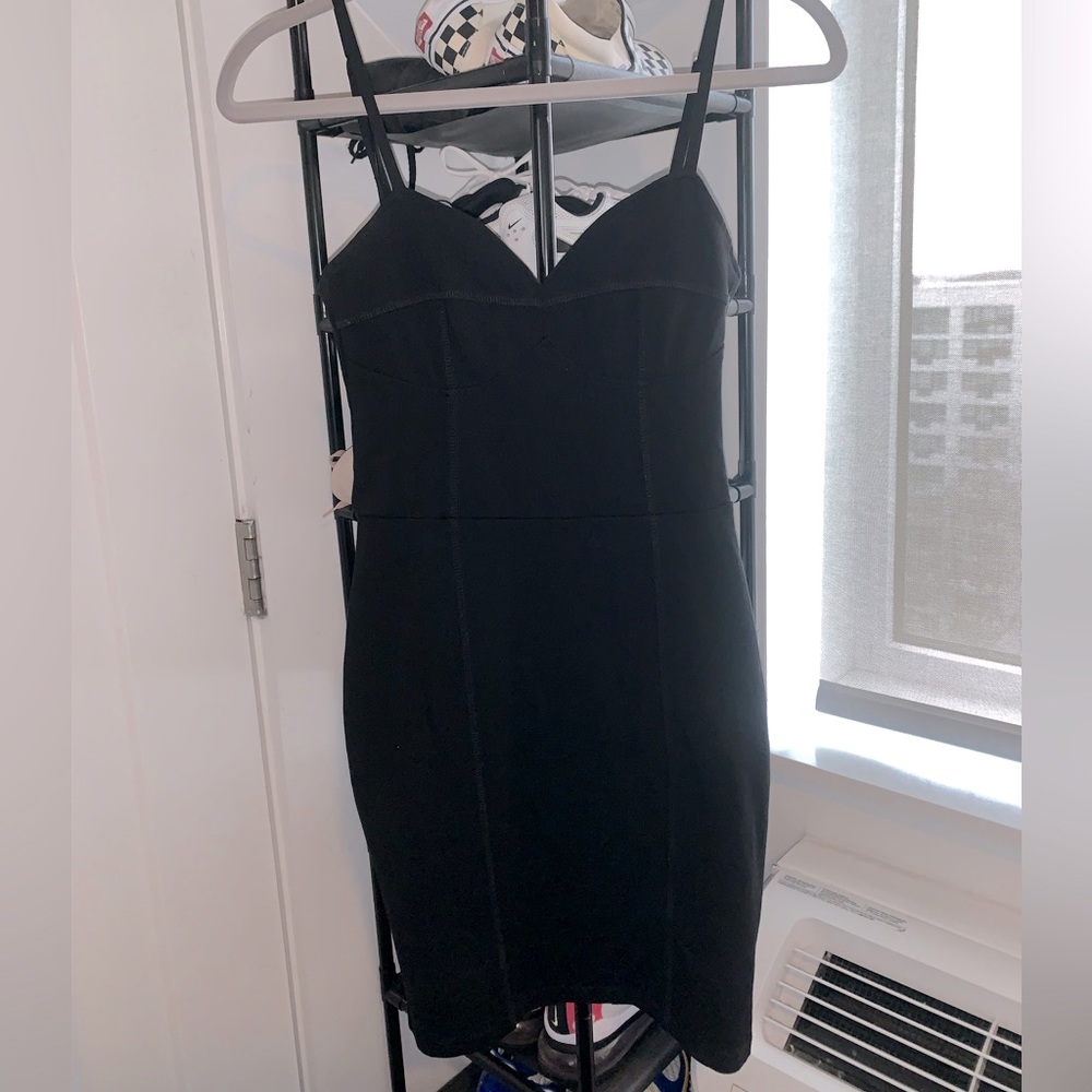 H&M black mini dress